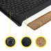 Мат для иглоукалывания  4FIZJO Eco Mat Аппликатор Кузнецова Black/Black - фото №8